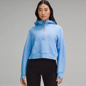 NWT Lululemon Lunar New Year Scuba Oversized Half-Zip Hoodie Aero Blue